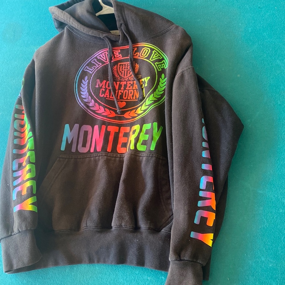 Popular Apparel medium black Monterey hoodie